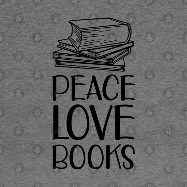 Book - Peace love books by KC Happy Shop